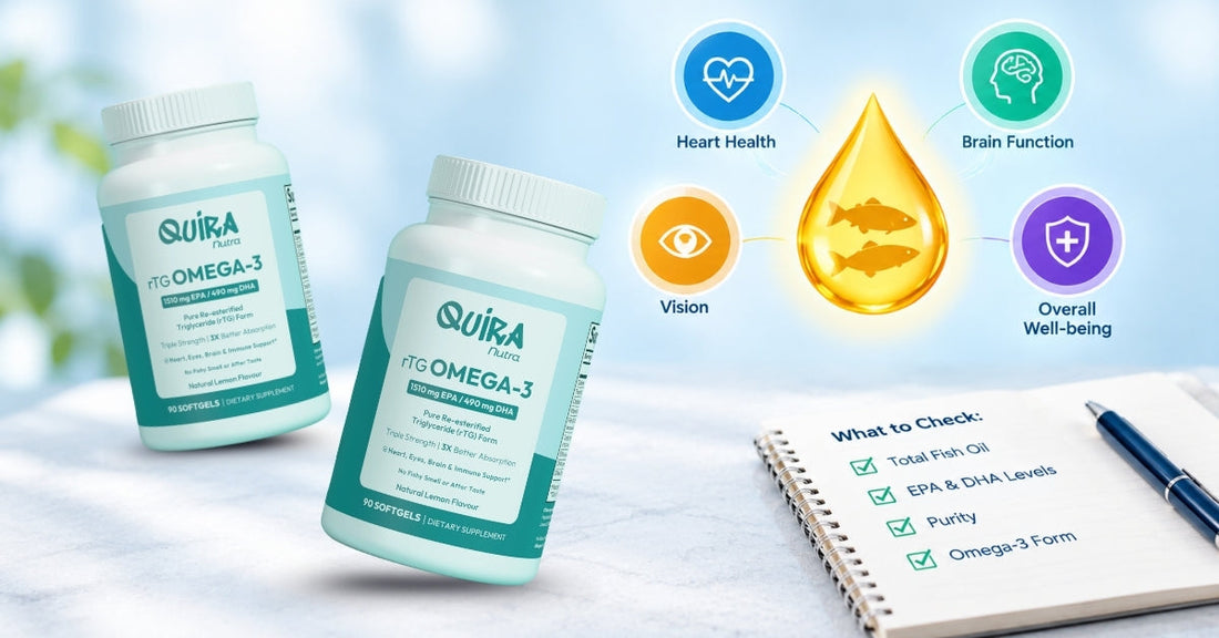 Omega-3 Fish Oil Capsules Explained: How to Choose High-Quality EPA, DHA & rTG