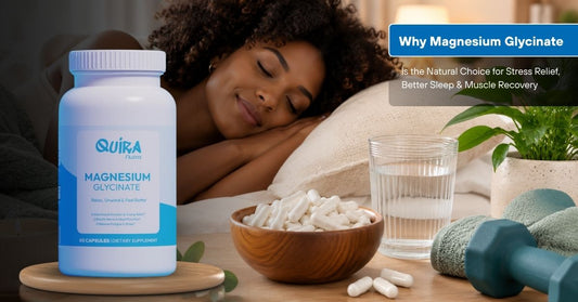 Why Magnesium Glycinate Is a Natural Choice for Stress Support, Better Sleep, and Muscle Recovery