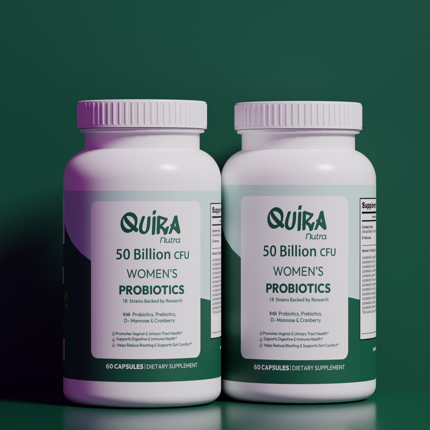 QUIRA Women’s Probiotics ( 50 Billion CFU)